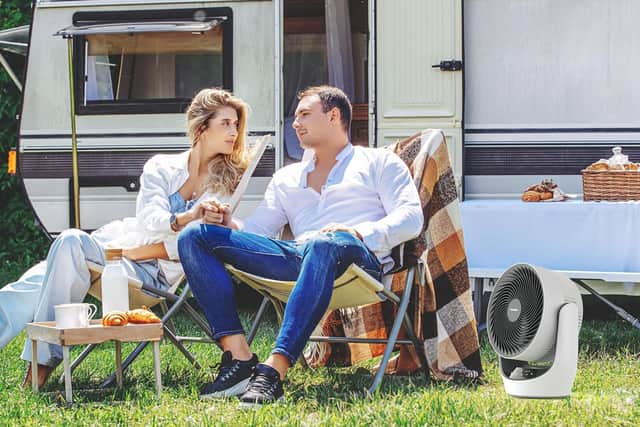 Because it's powered by a rechargeable battery, it's ideal for outdoor use