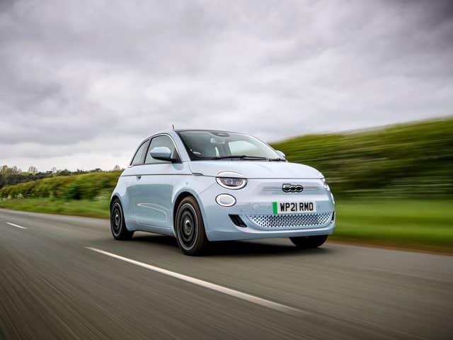 The 500e is bigger than its petrol predecessor - not by much, but it does make a difference