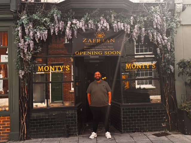 Naz Islam has taken over the Monty's site in Southsea. The new restaurant will be dishing up Turkish and Indian cuisine. 
