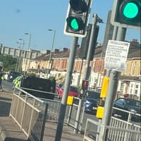 Overturned car partially blocks busy road in Fareham - police update