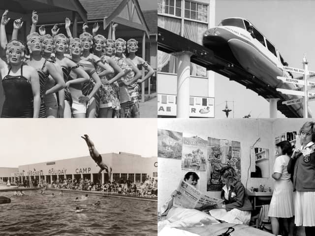 These photos capture some of the fun at Butlin's holiday camps during their golden era