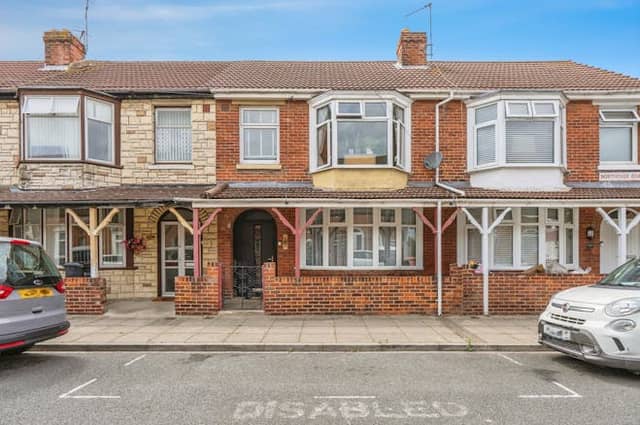 The stylish three-bedroomed terrace home has a contemporary interior