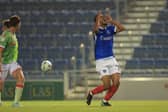 Florian Bianchini is one of two wingers recruited by Pompey in the transfer window - and John Mousinho wants another. Picture: Simon Roe/ProSportsImages