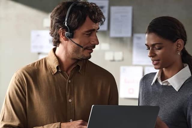Bone conduction means you can hear you colleagues while you're on a call - but that isn't always a good thing, of course