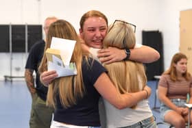 A-Level results at King's Academy Bay House School in Gosport. 

Pictured: Bradley Fleming, 18,  who got  A*,A, B.

Picture: Paul Jacobs/pictureexclusive.com