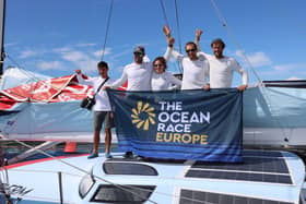 French team Biotherm took the stage win as they reached Portsmouth first.