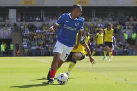 Florian Bianchini's Pompey debut at Oxford United was his longest appearance for six-and-a-half months. Picture: Alun Roberts/ProSportsImages