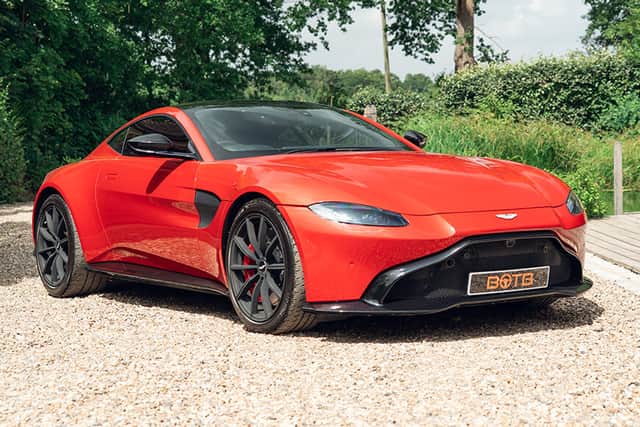 The Aston Martin was worth £78,000 - but Eugene might take the cash alternative