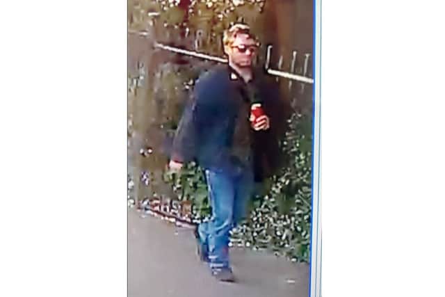 The police have released CCTV footage as part of an appeal after two young girls were sexually outside a McDonalds.