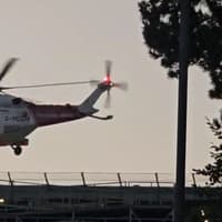 Emergency services including helicopter scrambled to boat crash near Tipner