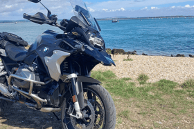 Police used an unmarked motorbike to crack down on anti-social driving, with a moped seized after a rider was spotted "weaving recklessly" between traffic in Gosport.