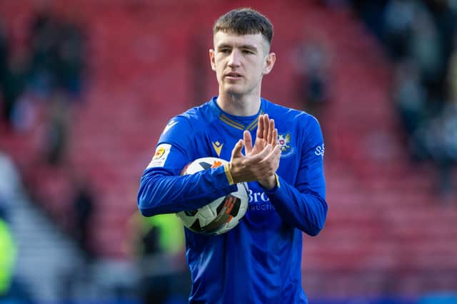 Pompey are chasing prolific young striker Makenzie Kirk.  (Photo by Alan Harvey / SNS Group)
