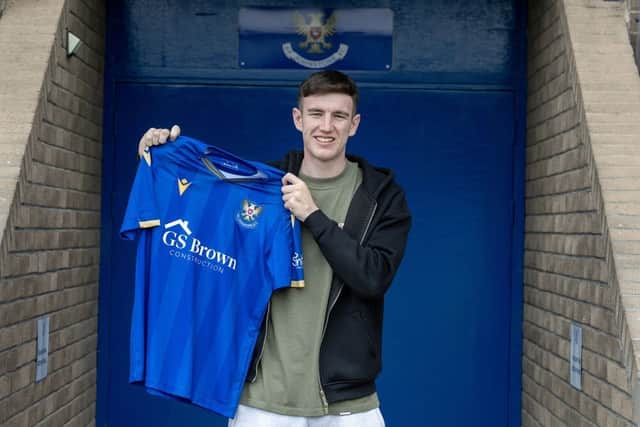 Makenzie Kirk is being eyed by Pompey (Pic St Johnstone FC)