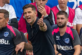 Pompey boss John Mousinho. Pic: Steve Bailey/ProSportsImages