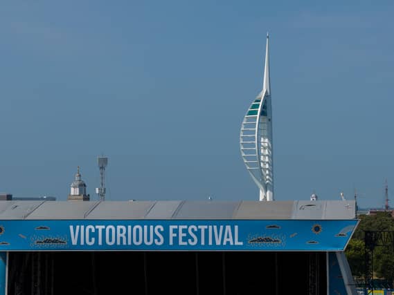Southsea Common is beginning to come together for this year's Victorious.
Picture:Marcin Jedrysiak