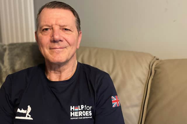 Steve Rule, a former Royal Navy Weapons Engineer from Fareham, shared his story of how Help for Heroes has supported him following a medical incident.