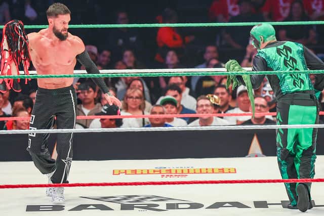 In an epic showdown no one saw coming, Mr. Iguana's puppet friend La Yesca had to contend against Finn Balor as his brand new puppet friend, Demonito, at Triplemania over the weekend.