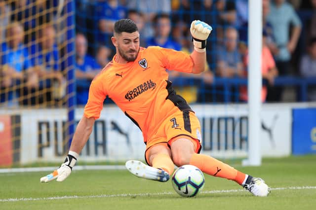 Tom King in action for AFC Wimbledon in July 2018. Picture: Marc Atkins/Getty Images