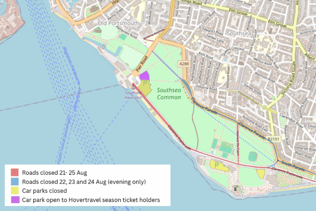 Key travel information for visitors to Victorious and Southsea this bank holiday