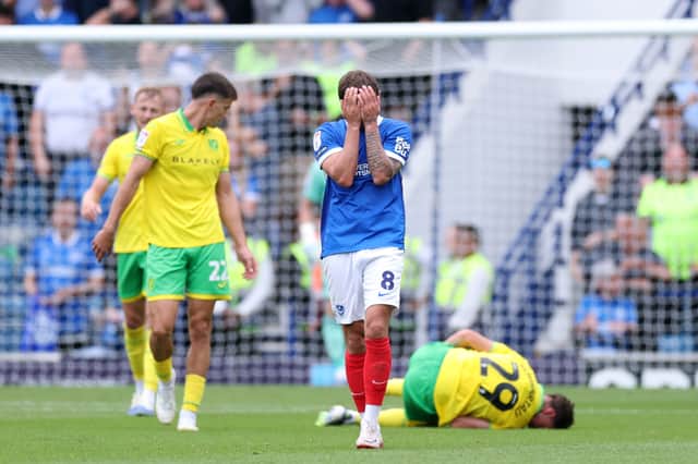 John Swift cannot believe his bad luck after his stoppage-time volley struck the bar against Norwich last weekend. Picture: Warren Little/Getty Images