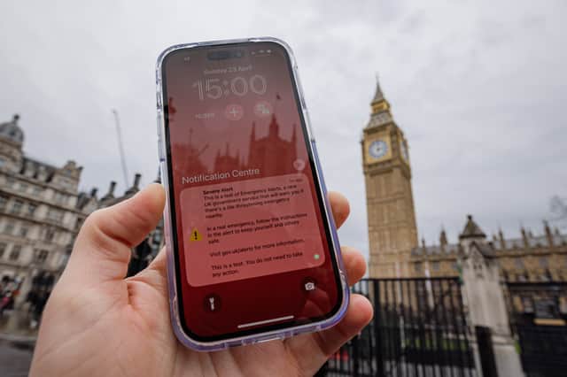 The next emergency alert system test is due to take place in the UK in September 2025.