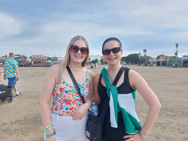 Grace Horovin and Belle Hepburn are looking forward to seeing Rizzle Kicks at Victorious Festival on Saturday, August 23.