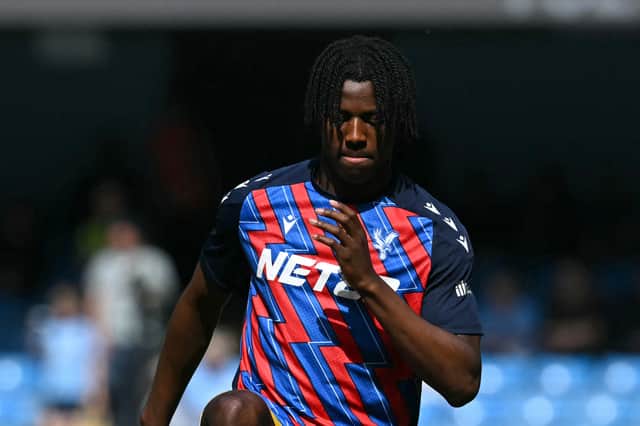 Franco Umeh has made four EFL Trophy appearances for Crystal Palace, scoring once. Picture: PAUL ELLIS/AFP via Getty Images