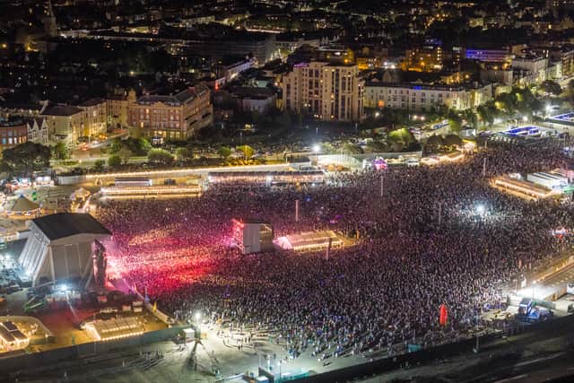 Southsea Common for the Kings of Leon performance at the 2025 Victorious Festival