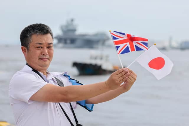 HMS Prince of Wales arrives in Tokyo.