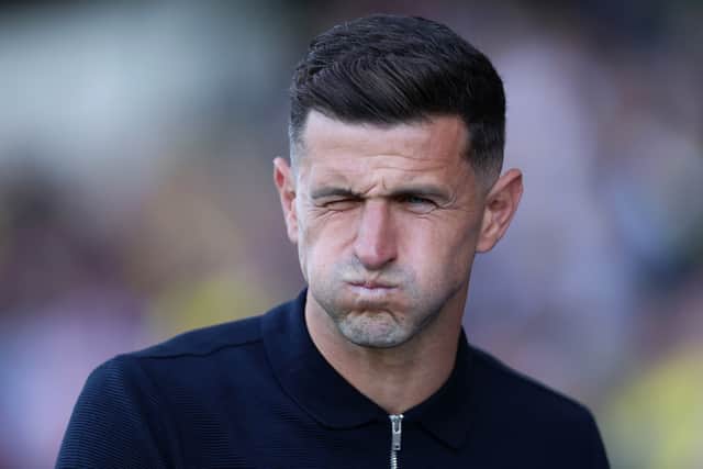 Pompey boss John Mousinho won’t be giving his 25-man Football League squad too much thought this week. Picture: Getty Images
