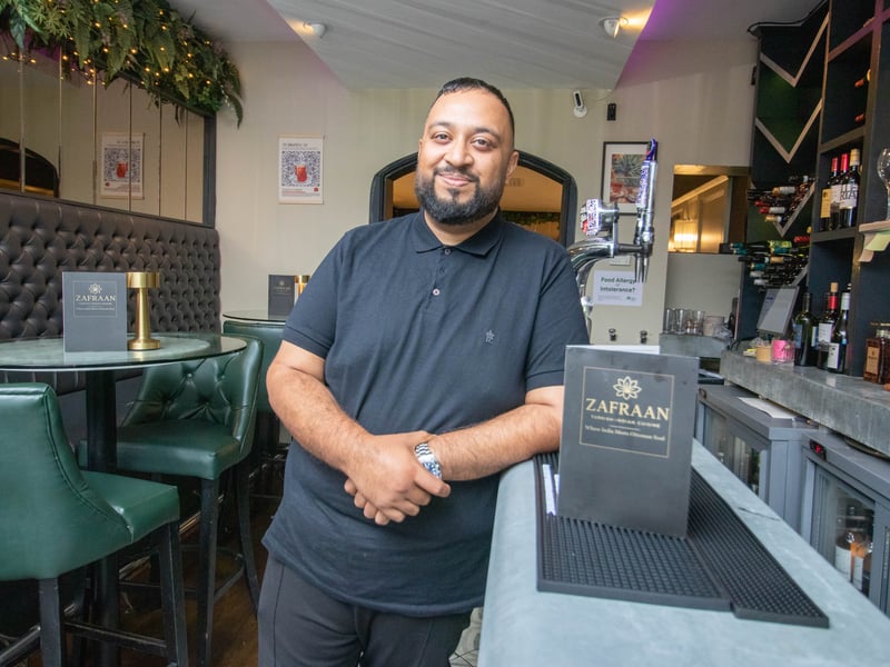 Zafraan has opened at the former Monty's site as a new Indian and Turkish restaurant. 

Pictured: Owner Naz Islam at Zafraann, Southsea

Picture: Habibur Rahman