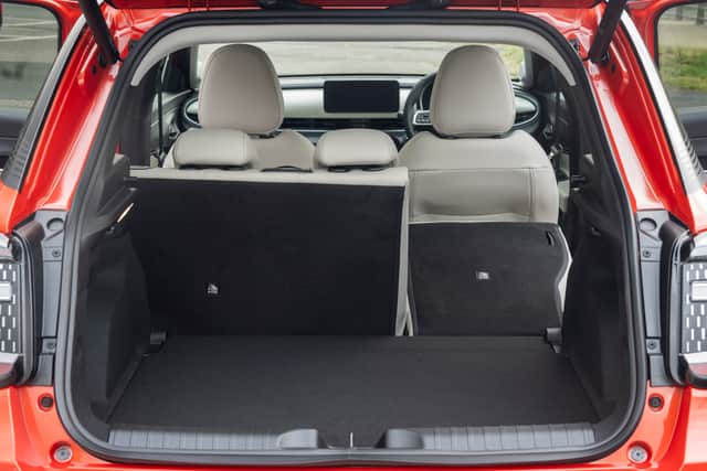 Interior space is decent, if not class-leading