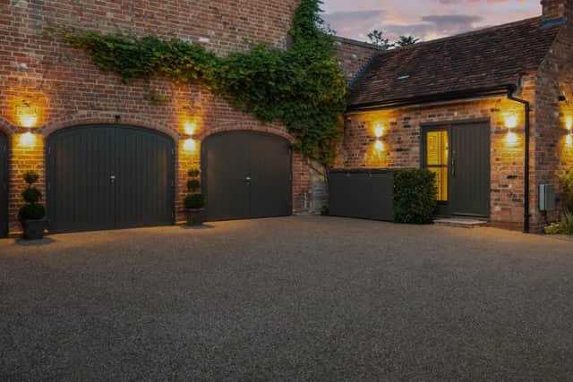 The house has outbuildings and an annexe