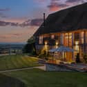 The property overlooks five counties