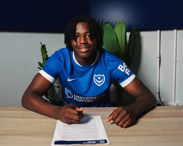 Franco Umeh Picture: Portsmouth FC
