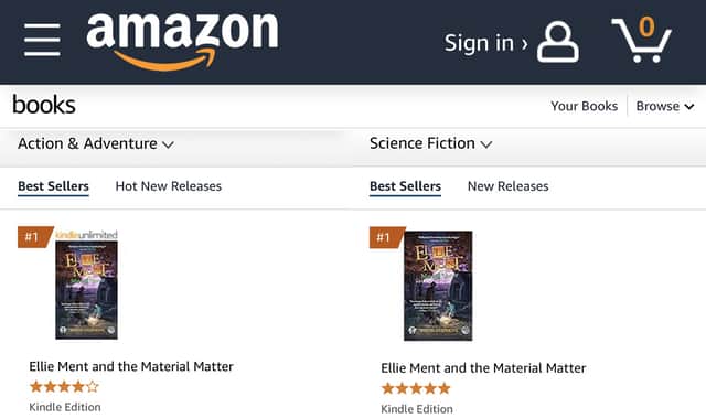 Ellie Ment and the Material Matter hit number 1