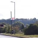 Sheffield City Council removed England flags from lampposts.