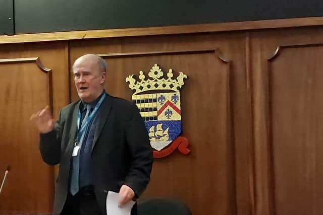 Gosport Borough Council leader Cllr Peter Chegwyn