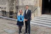 Donna Jones with Alex Rennie, the newly appointed deputy police and crime commissioner for Hampshire & Isle of Wight.