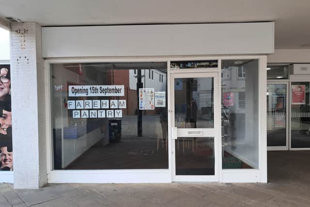 Fareham Pantry, which is being opened by Gateway Central services, will open its doors next week.