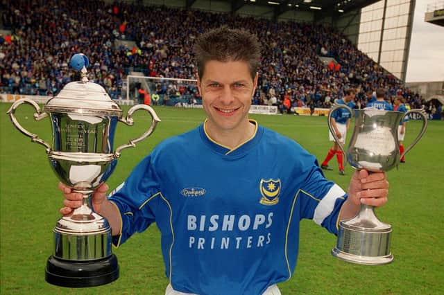 Scott Hiley has crowned The News' Player of the Season in 2000-01 after a remarkable career transformation at Fratton Park.