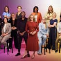 The BBC coverage team for Women's Rugby World Cup
