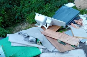 Dumped rubbish in Denmead