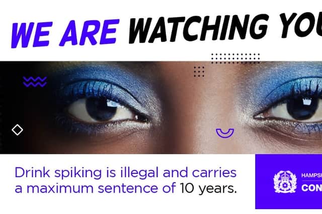 Police are raising awareness on the subject