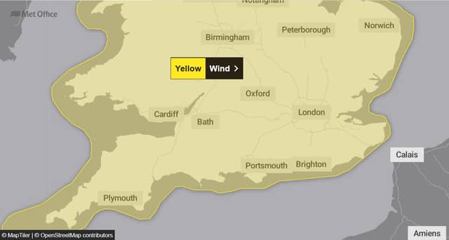 Weather warning September 14