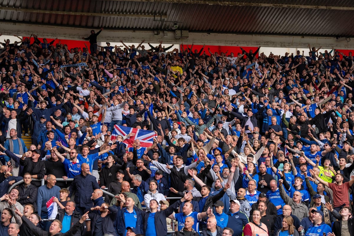 I was one of the 2,700 Portsmouth fans at Southampton for the latest south-coast derby  - this is what I experienced