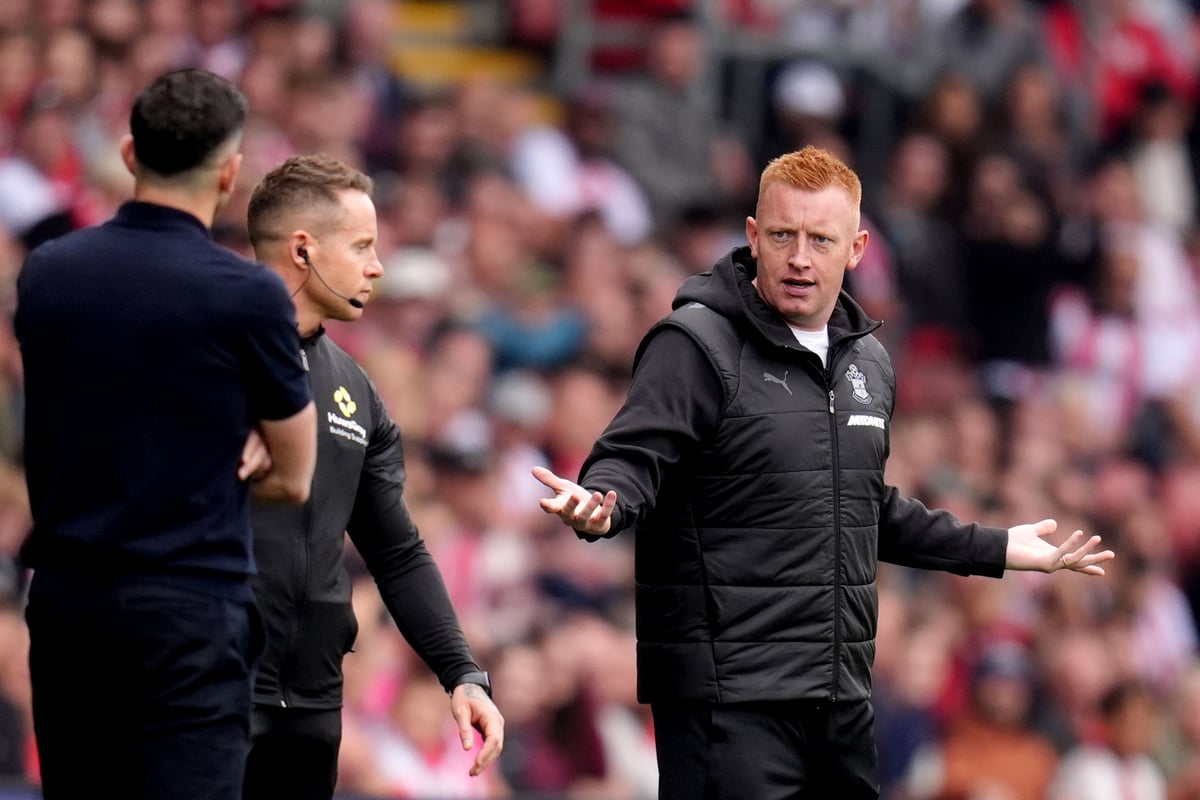 ‘He grabbed hold of my hand’: Southampton boss responds to post-match handshake incident with Portsmouth counterpart
