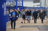Pompey fans at Fratton Park