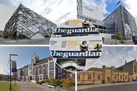 Universities across England and Scotland made the Guardian's top 20 this year