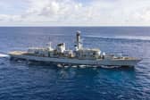 HMS Richmond, part of the Carrier Strike Group headed up by HMS Prince of Wales, sailed through the Taiwan Strait with US allies, incurring the wrath of China.